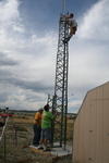 Tower goes up, August 2010
