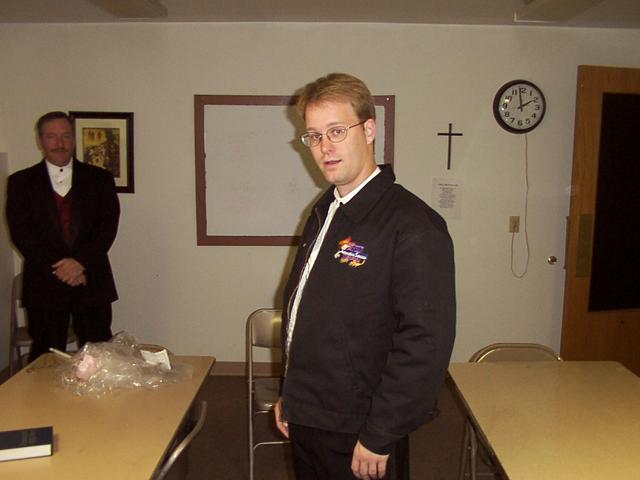 Me, dressed, but with the... uhh.. "wrong" coat.