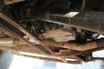 Front driveshaft has a CV