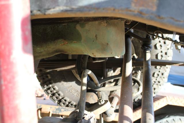 Tie-rod wants to hit the oil pan