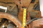 Rear axle bump stop measurement