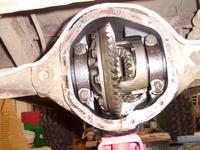 Rear 4.09 R&P has some pinion damage