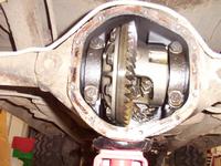 Rear 4.09 R&P has some pinion damage