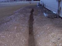 Trenching operation is DONE, Finally.