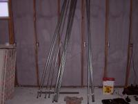 130' of 3/4" Galvanized, for the shop air system