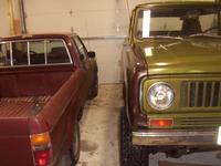 Room between the two rigs in the "daily driver" slots.
