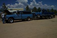 Loading up the convoy into Aurora on Monday