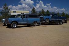 Loading up the convoy into Aurora on Monday
