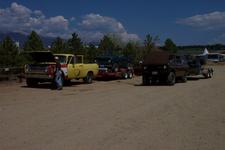 Loading up the convoy into Aurora on Monday