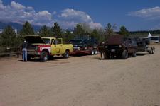 Loading up the convoy into Aurora on Monday