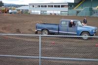 John said "Wood it and slide the rear around".. mostly that just digs holes when in 7:1 granny gear..