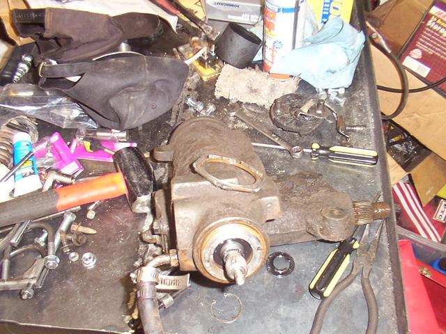 Replacing the steering box input seal while I'm in there..