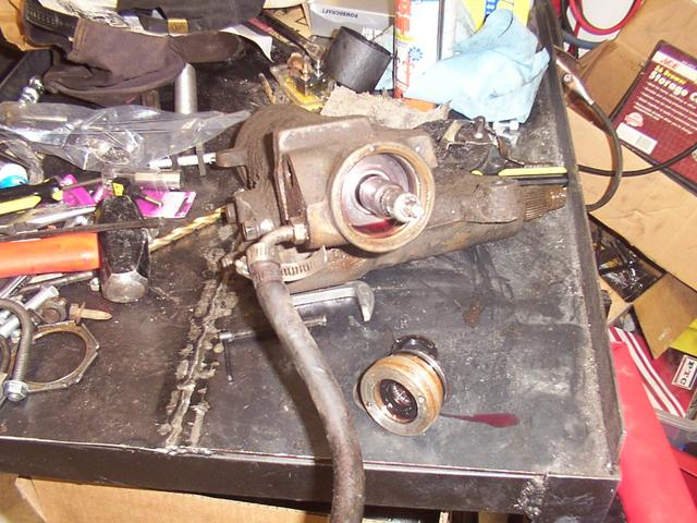 Replacing the steering box input seal while I'm in there..
