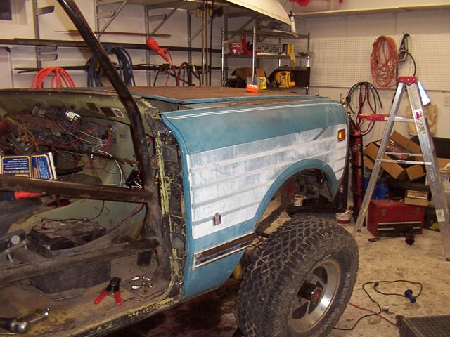 This is all the higher the hood needs to be to clear the air filter, and I won't have to cut the hood and scoop it - so I'm goin