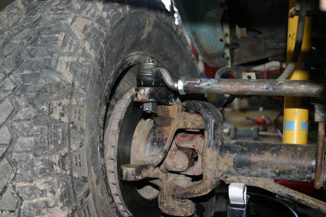 High-steer with 1" spacer