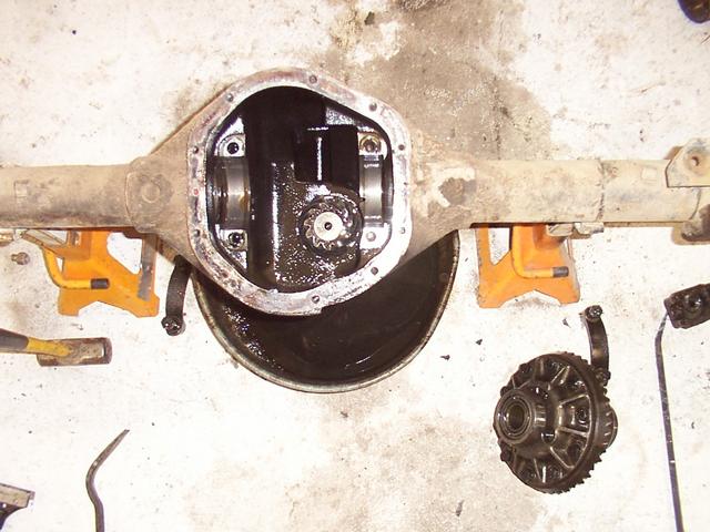 Out with the carrier - pinion still in place