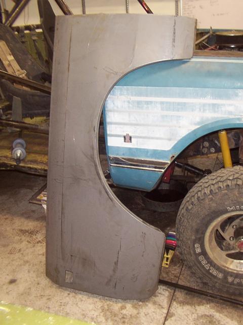 New steel replacement quarter panel from Super Scout Specialists