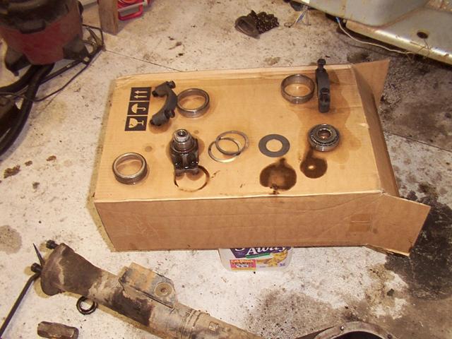 Various parts removed