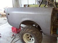 Beginning installation on the passenger side
