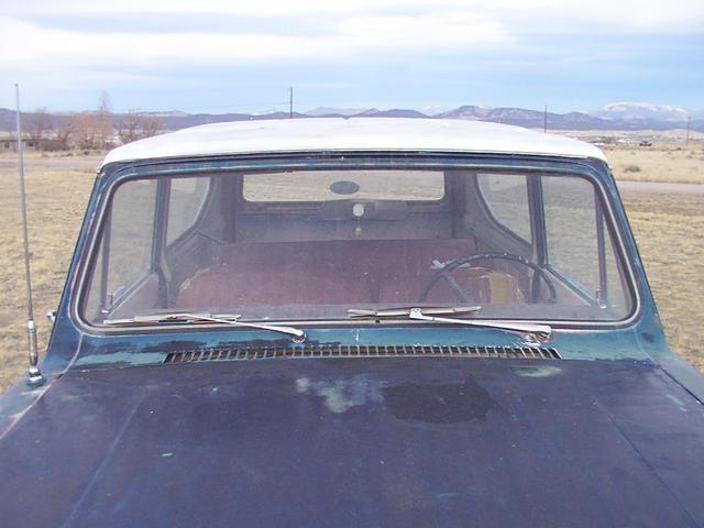 Windshield has a chip or two, but no cracks, not broken