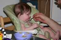 January 6th, 2007 - Eating in the High Chair