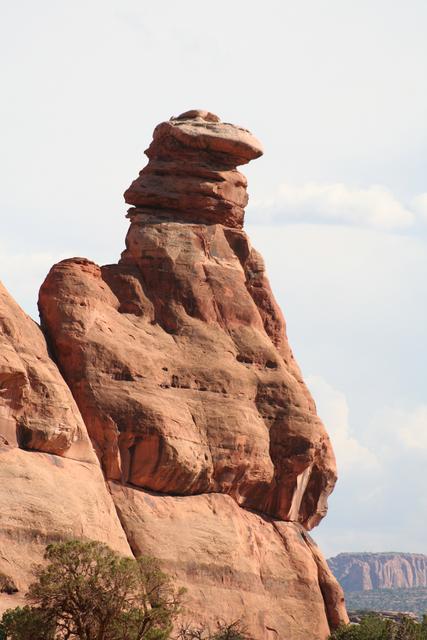 Kokopelli Rock on the way to Gemini Bridges or Bull Canyon