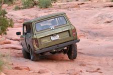 Stuck at the end of Bull Canyon - rear view