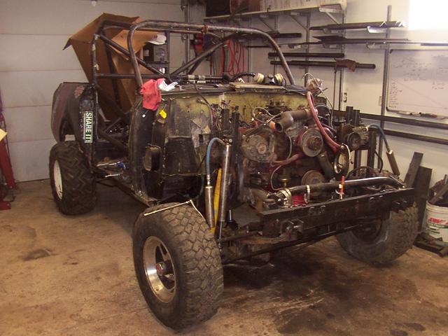 After some cleanup of the shop, now that the Scout can be rolled around again.