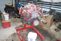 Distributor and Carb removed, water tubes loosened (and leaked)