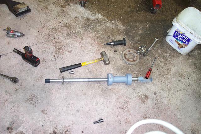 My 11lbs slide hammer