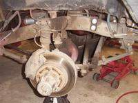 After removing the tire and wheel