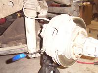 The backside - notice the hex key in the caliper retainer