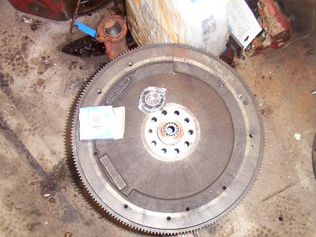 Flywheel with 3/4spd pilot and bushing