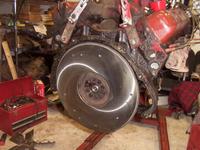 Resurfaced flywheel with new pilot bearing